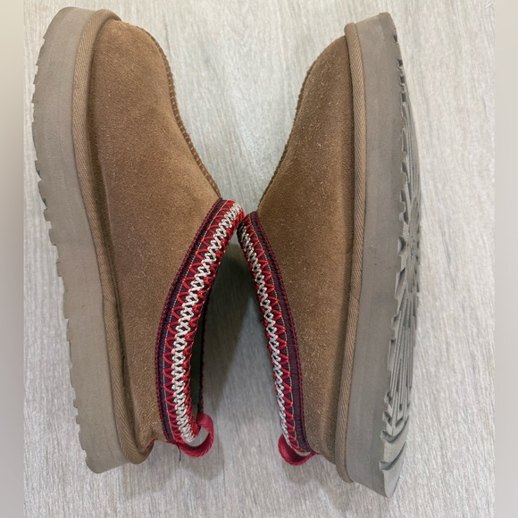 UGG® Kids' Tazz Suede Platform Clog Boot Big Kids Brown Chestnut Size 5 winter - Picture 10 of 14